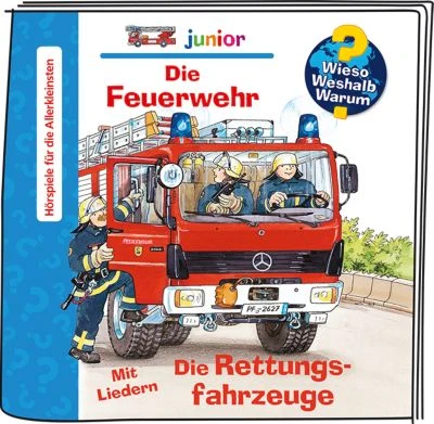 Tonies Wieso Weshalb Warum Junior - Die Feuerwehr/Die Rettungsfahrzeuge 5 Tonies Wieso Weshalb Warum Junior - Die Feuerwehr/Die Rettungsfahrzeuge – Bild 3